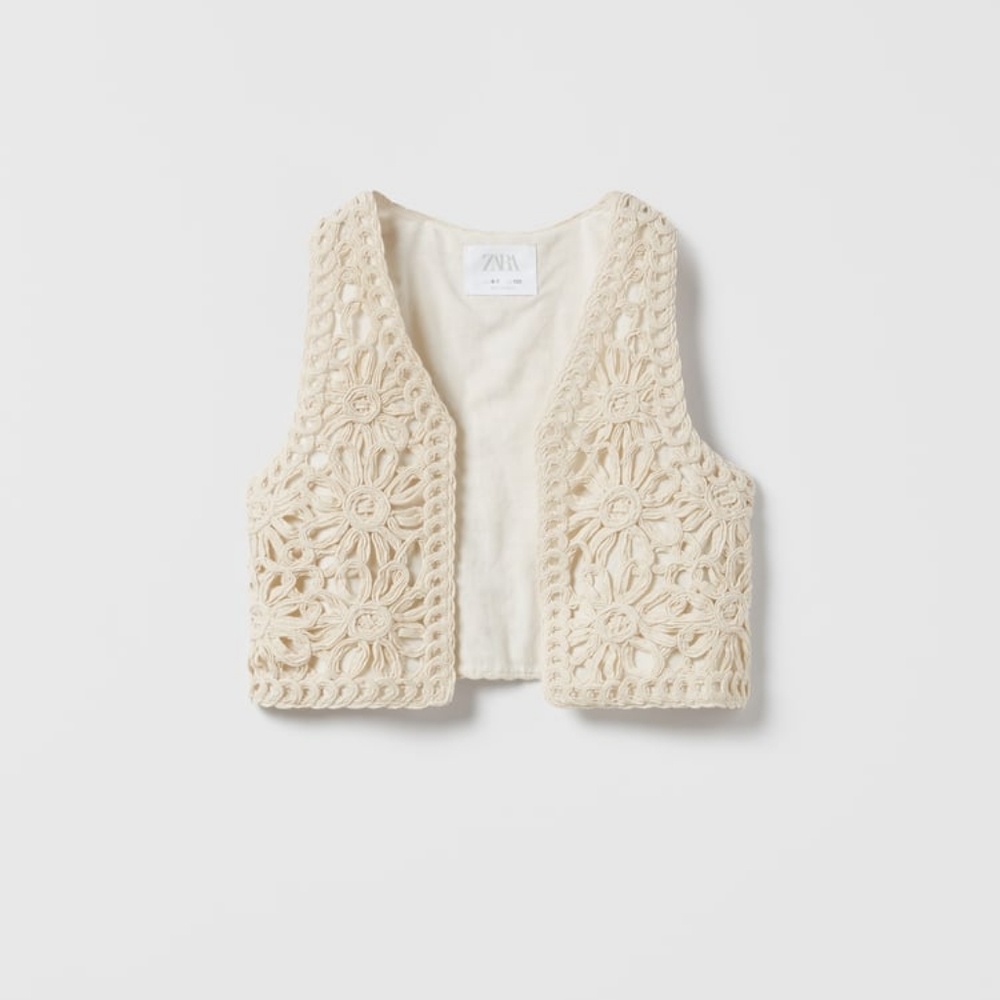 ZARA KIDS LIMITED EDITION CROCHET VEST